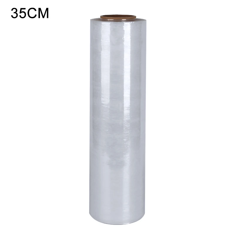 Упаковочная пленка для сохранения свежести, промышленная эластичная пластиковая упаковочная пленка, прочная ручная обертка HG99 - Цвет: 35cm