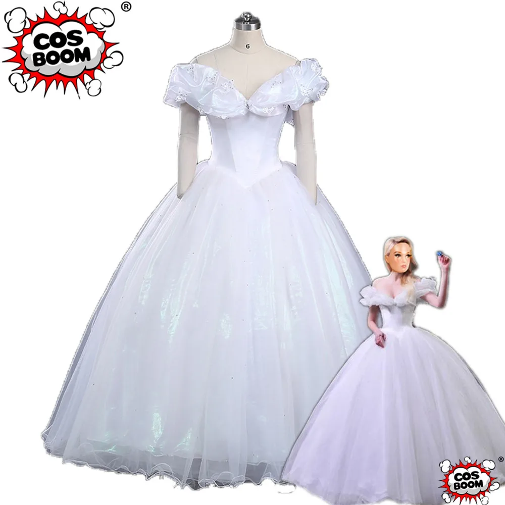 cinderella white dress costume