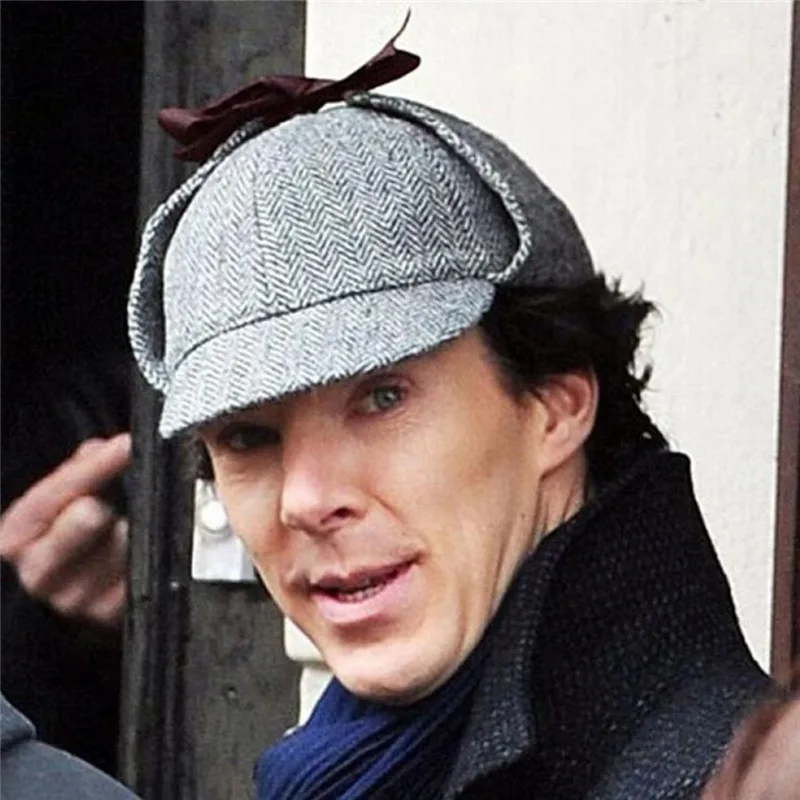 Винтажный берет Шерлок Холмс, шапка, костюм, Ретро стиль, шапка-ушанка, Детективная шапка для мужчин и женщин, олень, газетчик, плоская кепка, Boinas Hombre