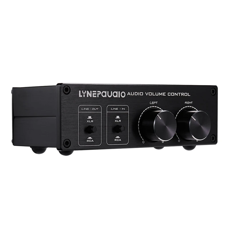 

Lynepauaio 2 In And 2 Out Switcher Volume Controller, Rca Signal Switches To Xlr Balanced Signal, Provides Rca And Xlr Interfa