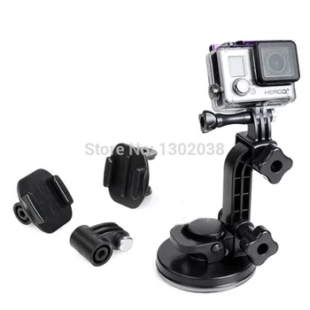 

Go pro Accessories 85mm Base Mount Super Powerful Suction Cup Adapter&Car Mount For GoPro Hero 1 2 3 3+ 4 SJ4000/5000/6000