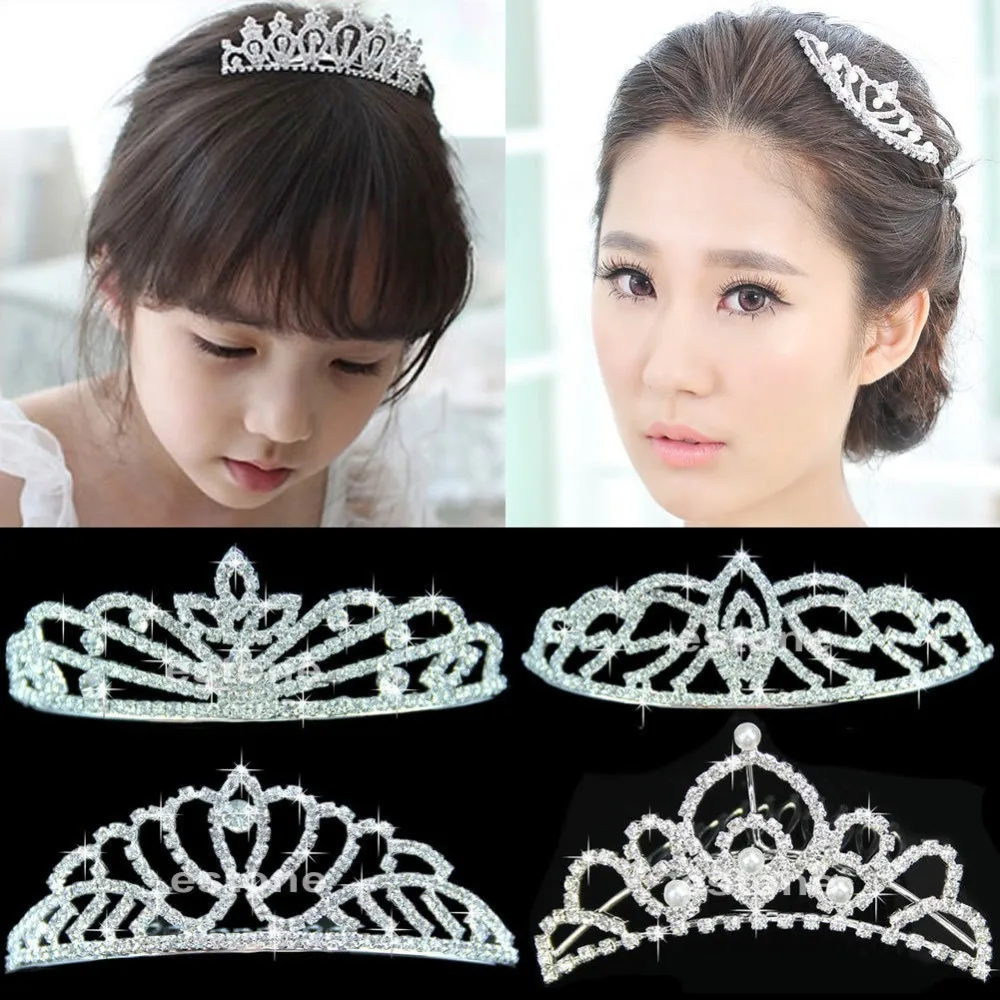 Menakjubkan Pernikahan Bridal Princess Crystal Prom Rambut Tiara Menakjubkan Pernikahan Bridal Princess Crystal Prom Rambut Tiara