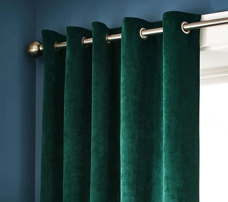 Одноцветные бархатные занавески в скандинавском стиле для гостиной, Затемненные итальянские фланелевые занавески для спальни, занавески на окна, 1 шт
