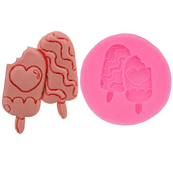 

Double Cute Ice Cream Cake Silicone Mold Technology Chocolate Mold Clay Resin Candy Mold DIY Cake Dessert Decorative Gadgets new
