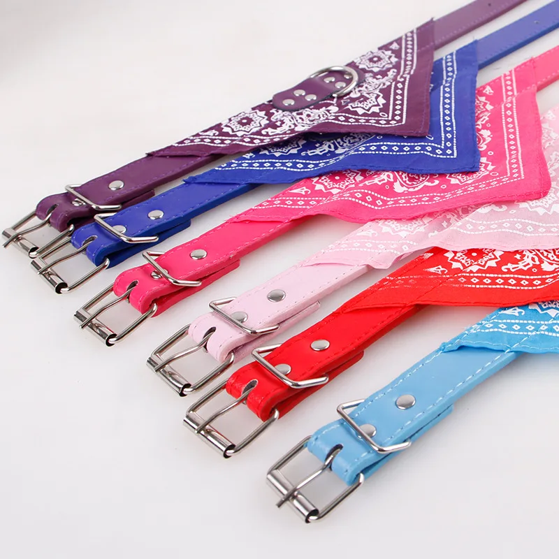 

Pet Collar Bell Ethnic Printing Kitten Collar Polyester Nylon Bandana Personalized Adjustable Dog Collar Bib Pet Accessories