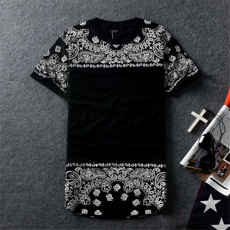 It's free shipping made easy Men's Bandana Printed Long Sleeve T Shirt Round Neck Urban Wear. from $ 14 99 Prime. 3 out of 5 stars 4. tees geek. California Republic Bandana Palm Men's T-Shirt. from $ 5 00 Prime. out of 5 stars 7. Bozzolo. american bazi Bandana print top $ 10 out of 5 stars 4. Girlie Girl Originals. Paisley Bandana Cow Sport Grey Short Sleeve Tee.