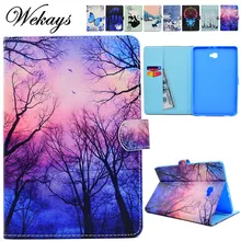 Wekays For Samsung Tab A6 10.1 Flower Leather Case sFor Samsung Galaxy Tab A6 A 6 2016 10.1 T585 T580 T580N Tablet Cover Cases