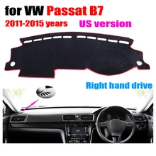 Приборной панели автомобиля чехлы для Volkswagen vw passat B7 2011- издание США правым чехол для приборной панели авто аксессуары