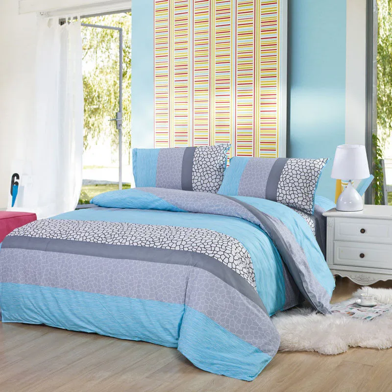 2015new fashion affordable home bedding set,print bed