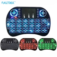 2.4GHz Wireless Backlight Russian Keyboard With Mouse Touchpad Handheld Remote control for Android Smart TV BOX Mini Computer