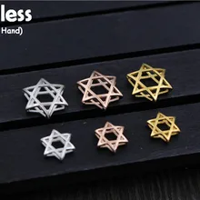 Uglyless Настоящее S 925 пробы серебро звезды прекрасный Бисер аксессуары ювелирные изделия DIY полые шарики прокладки Ручной Работы Выводы ювелирные изделия