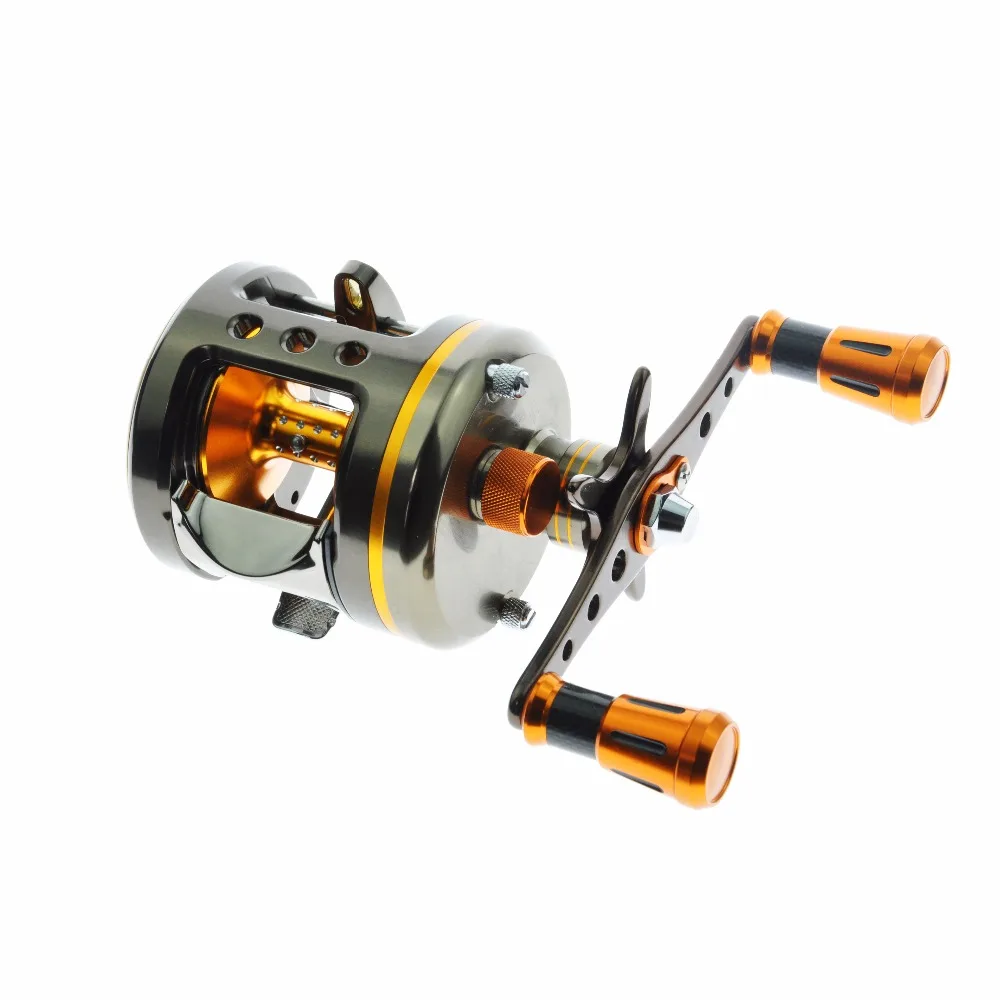 JEKOSEN Full Metal Casting Drum Reel Boat Trolling Baitcasting Fishing GS5000 8BB+1RB Bearing 5.1:1Gear Ratio | Спорт и развлечения