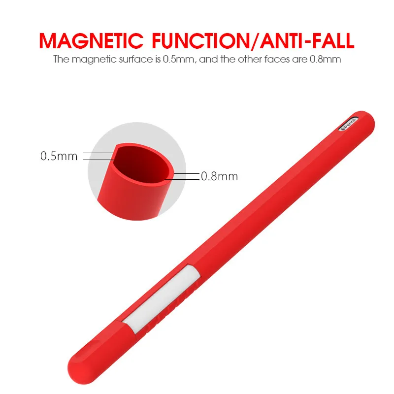 Мягкий силиконовый чехол для Apple Pencil 2-го поколения для iPad Pencil 2, защитный колпачок, держатель пера, стилус, защитная крышка