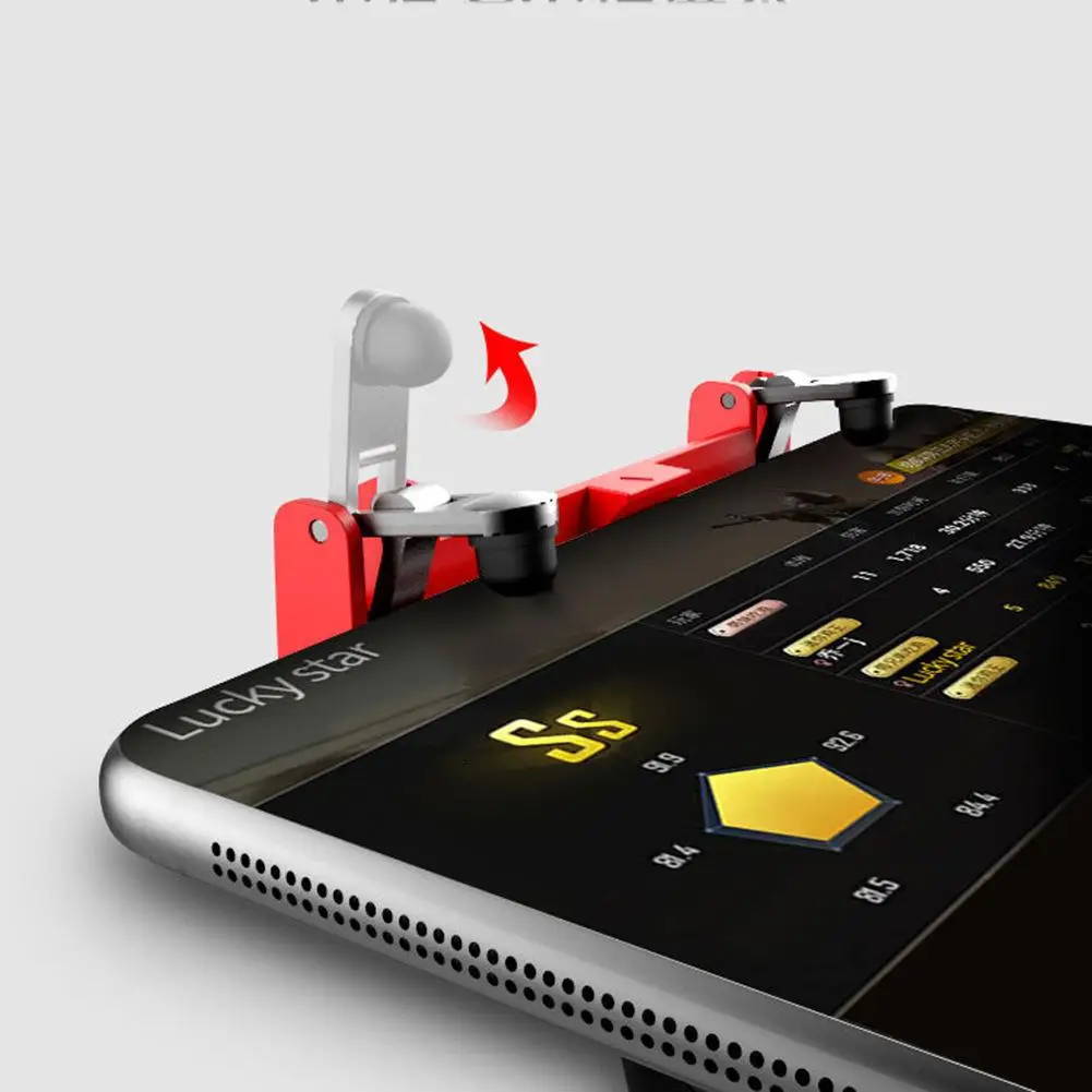 Pubg Controller Gamepad Pubg Mobile Trigger L1R1 Shooter Joystick Game Pad Phone Holder Cooler Fan With 2000 MAh Power Bank