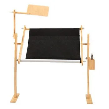 

Solid Wood Cross Stitch Rack Adjustable Wooden Stand Desktop Cross Stitch Embroidery Frame XHC88