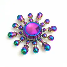 Капли дождя воды высокое качество Спиннер металл Радуга Дракон рука палец Спиннеры аутизм СДВГ фокус тревога помощи стресс