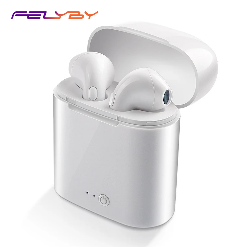FELYBY i7s TWS мини беспроводные наушники Bluetooth 5 0 стерео капельки с зарядным