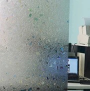 Трехмерная стеклянная оконная пленка для декора статического Cing высокого качества 3d лазерная оконная наклейка стеклянная фольга ПВХ наклейка s Fenetre - Цвет: 3D Shattered glass