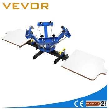 

4 Color 2 Station Silk Screen Printing Machine Printer Wood Printing DIY T-shirt