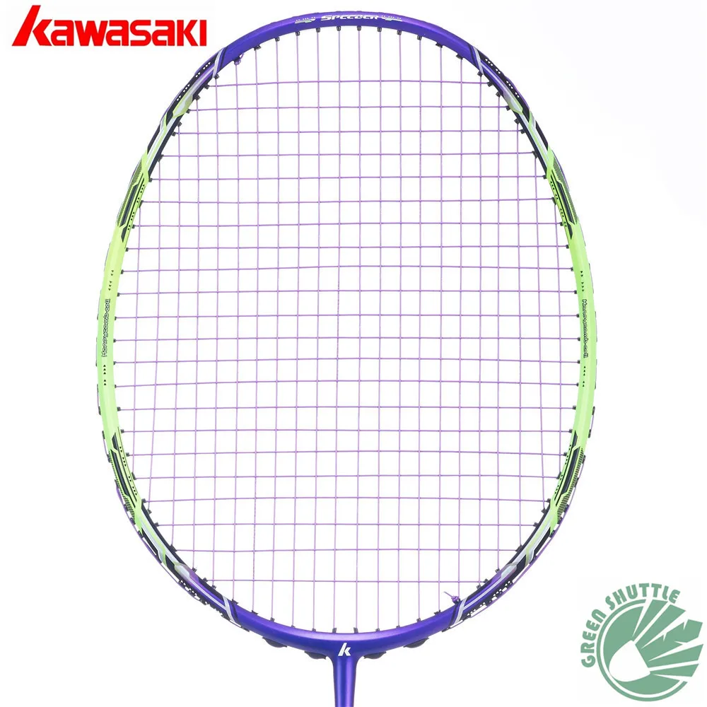 2017 Genuine Kawasaki Speeder 660 770 880 Graphit Technoloy Carbon Fiber Badminton Racket Hexagonal Frame Raquette | Спорт и