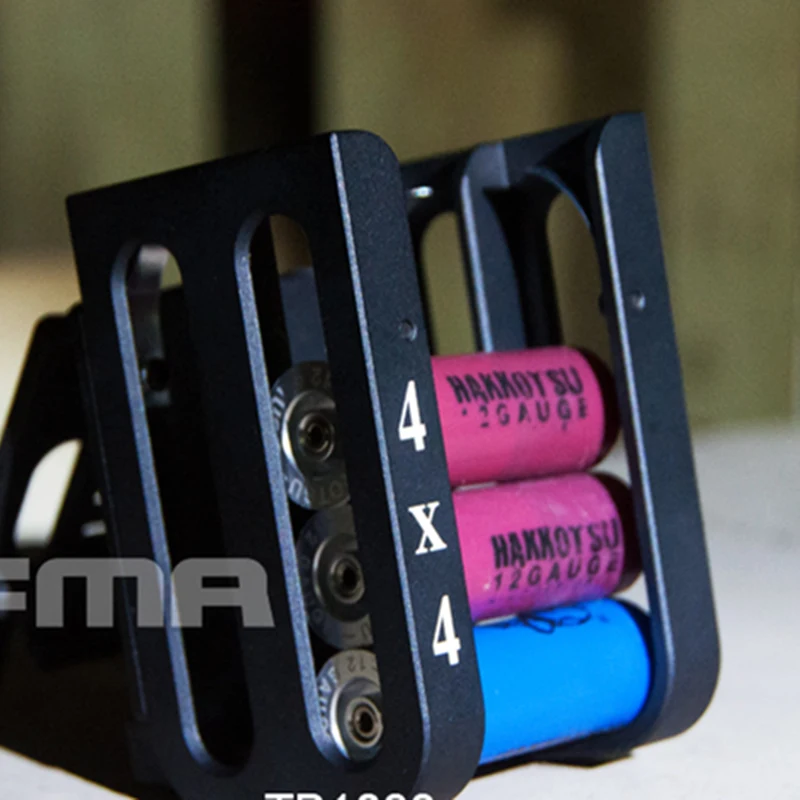 

FMA 12 Gauge 4 Shell Tactical Belt Bullet Clip Shotgun Shell Holder Magazine
