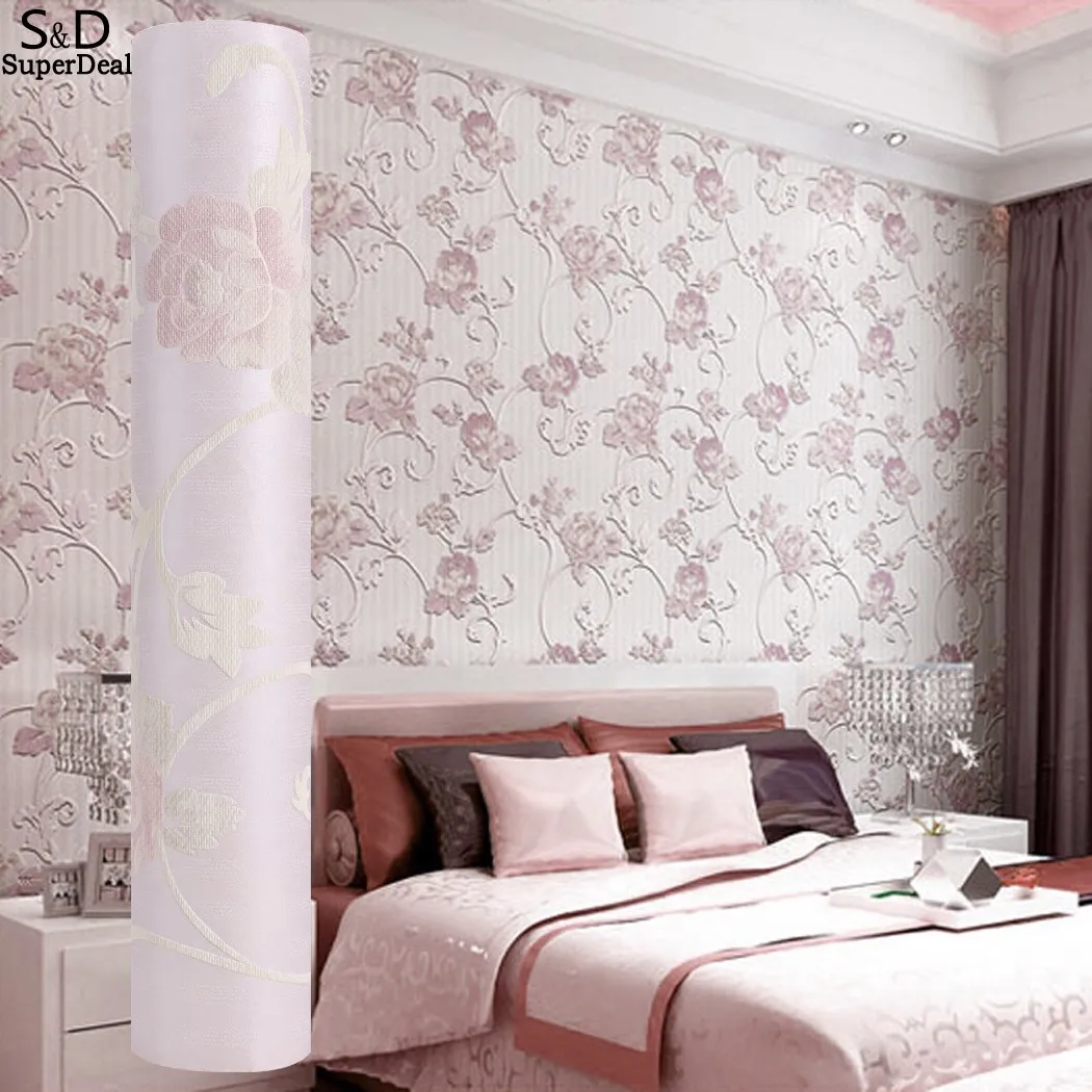 Bedroom Decor Wallpaper compare prices on 3d flower wallpaper- online shopping/buy low Bedroom Decor Wallpaper compare prices on 3d flower wallpaper- online shopping/buy low