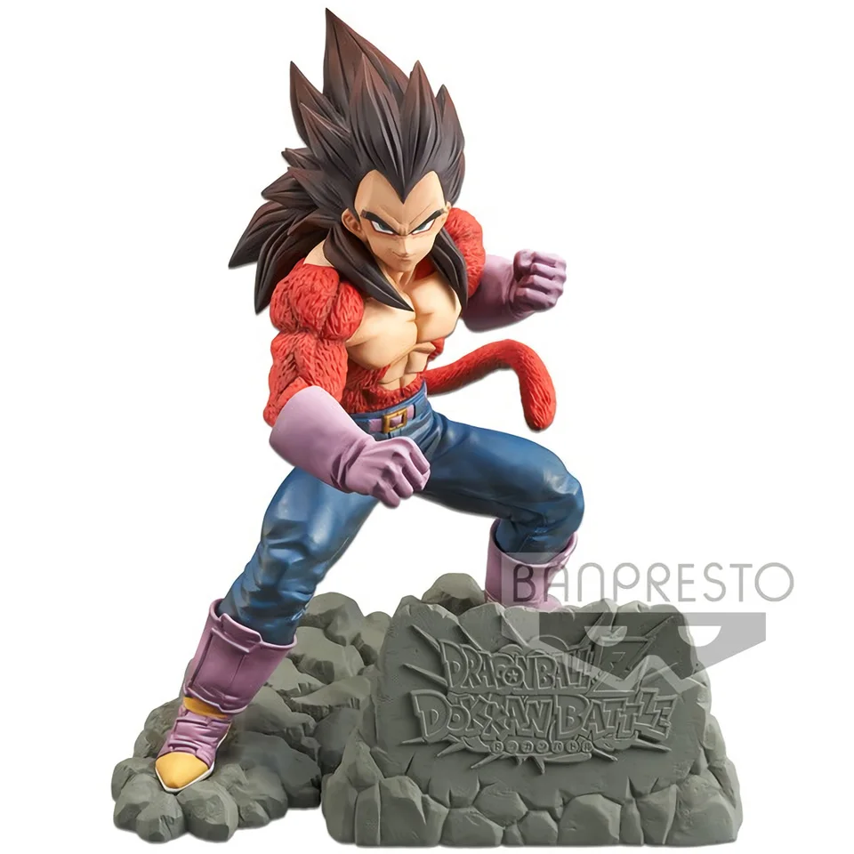 

Tronzo Original Banpresto Action Figure Dragon Ball GT Dokkan Battle Vegeta SSJ4 PVC Figure Collection Model Vegeta Figurines