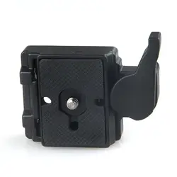 Высокое качество Камера 323 Черный Quick Release зажим + Quick Release Plate совместимый для Manfrotto 200PL-14 Compat пластины