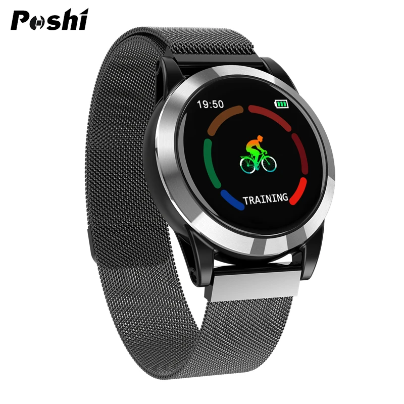 Men Smart Watch Luxury Color Screen Led Digital Watches Waterproof Blood Pressure Monitor Calorie Sport Wrist Watch Android ios