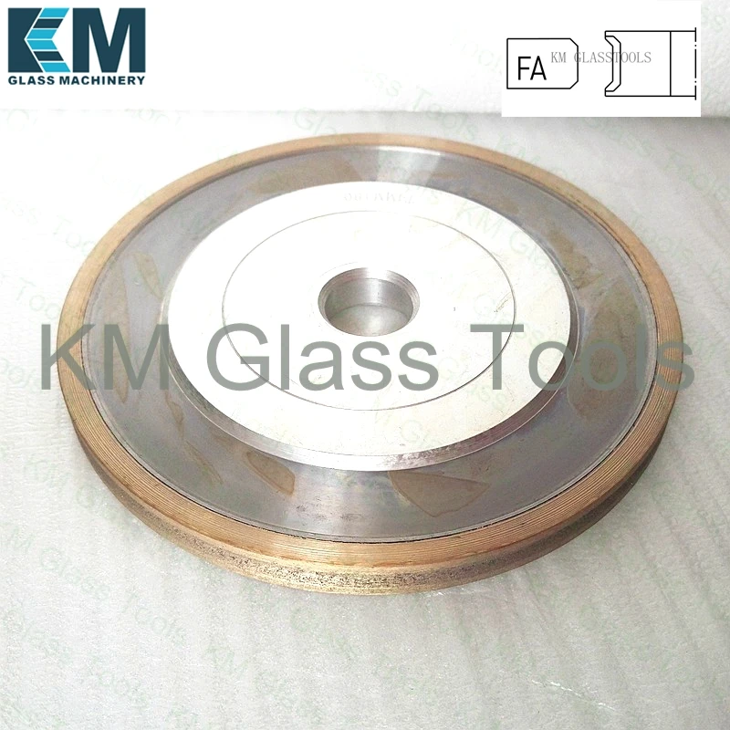 KM D150x22xFA3/4/5/6/8/10/15mm Peripheral Diamond wheel Flat edge with