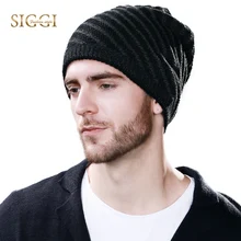 FANCET зимние мужские вязаные шапки акриловые Теплые повседневные полосатые черепа эластичные мягкие зимние шапки для мужчин Уличная 1044