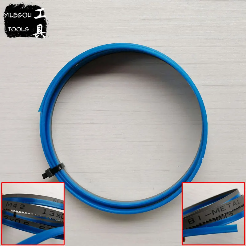 4'-11 1/2" x 1/2" x .025" x 14N Band Saw Blade M42 Bi-metal 1 Pcs 59 1/2" 4'-11 1/2" x 1/2" x .025" x 14N Band Saw Blade M42 Bi-metal 1 Pcs 59 1/2"