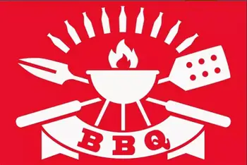 

3x5ft BBQ Flag Large Indoor Outdoor Flag custom any size any logo on the flag hobby banner flag