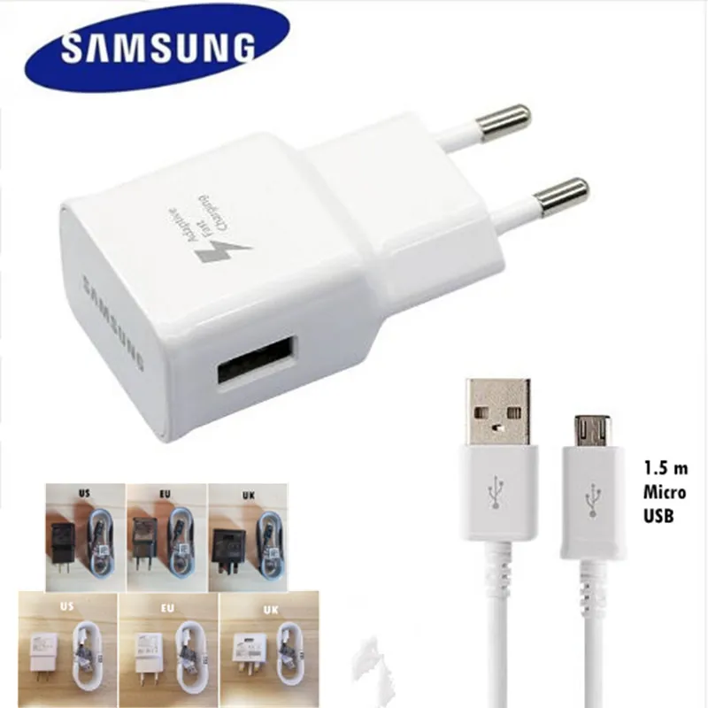 Original Samsung Fast Charger For Galaxy S6 S6 EDGE/+ s7 S7 Edge Note 4