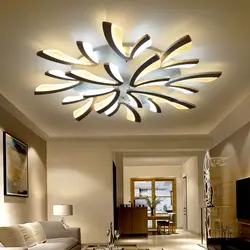 2018 Продажа Блеск акриловый светодио дный современный светодиодный потолочный светильник для гостиной спальни столовая лампа для