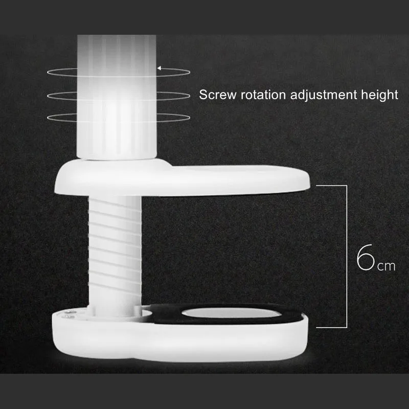 Настольная лампа с сенсорным выключателем с питанием от USB, защита для глаз, светодиодный светильник, регулируемая яркость, гибкий зажим, лампа