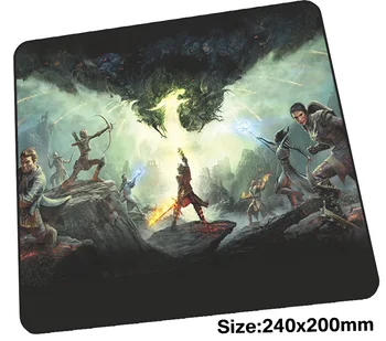 

dragon age mouse pad gamer 240x200mm notbook mouse mat thick gaming mousepad large locked edge pad mouse PC desk padmouse