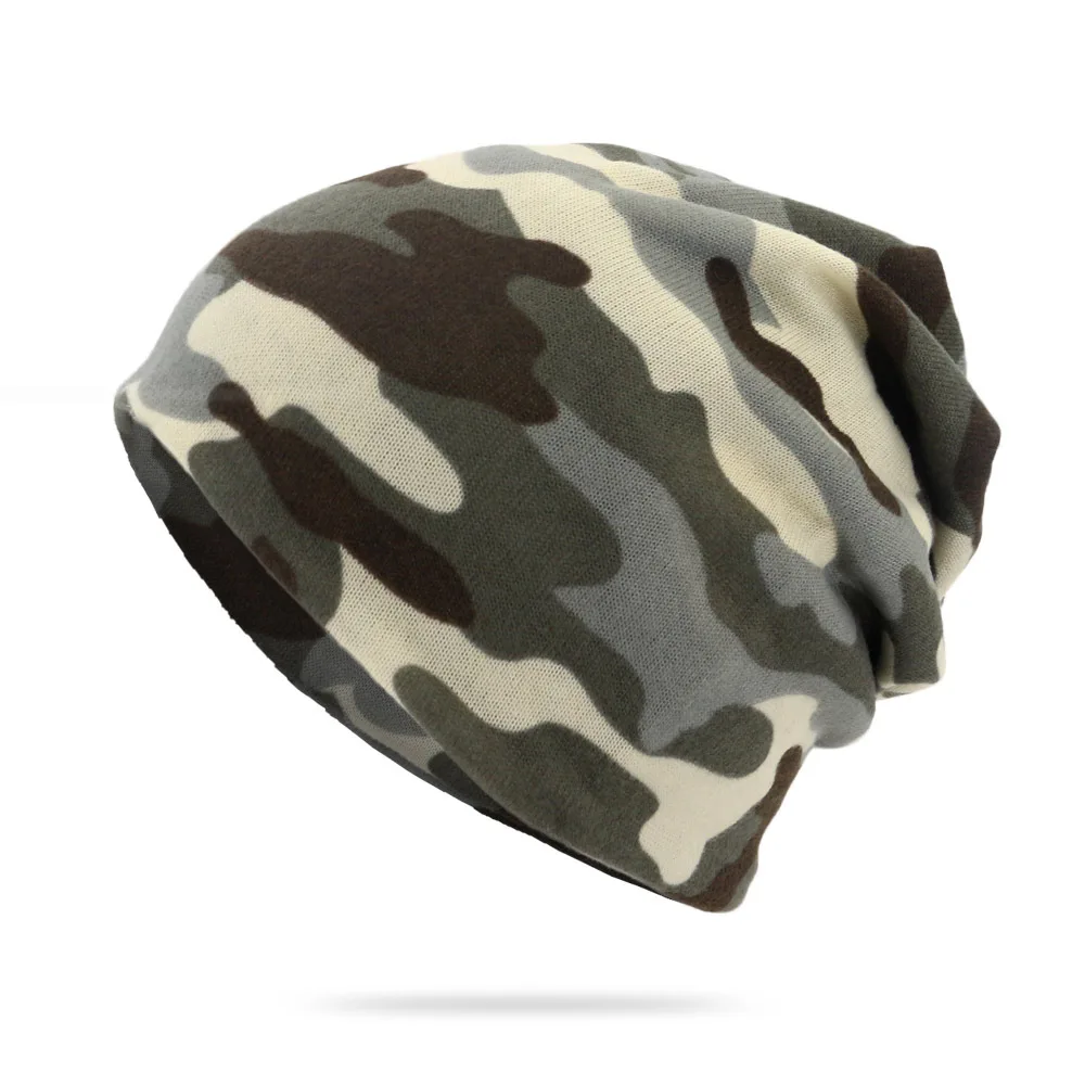 camouflage beanie hat