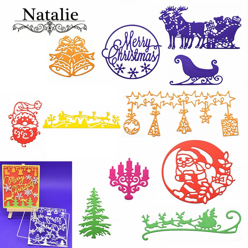 

New Arrival Christmas Metal Cutting Dies Scrapbooking Die Cuts For Cards