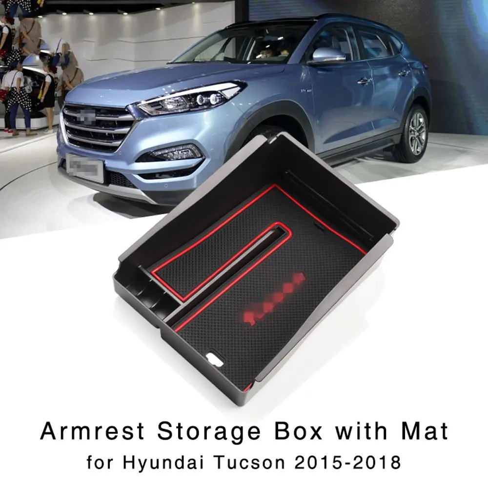 Подлокотник коробка для хранения Hyundai Tucson 2015 2016 2017 2018 центральная консоль