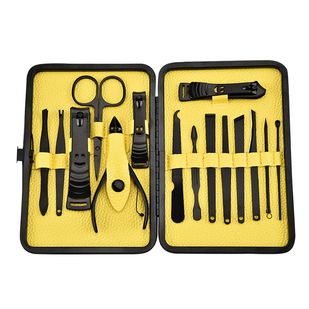 

15pcs Grooming Nail Clipper Toe Nail Art Tools Cutter Trimmer Stainless Steel Pedicure Manicure Set