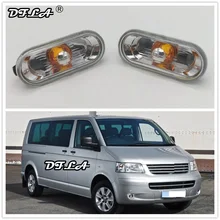 2 шт. для VW Transporter T5 Multivan 2003 2004 2005 2006 2007 2008 2009 Автомобиль-Стайлинг сбоку Маркер поворотов свет лампы повторителя