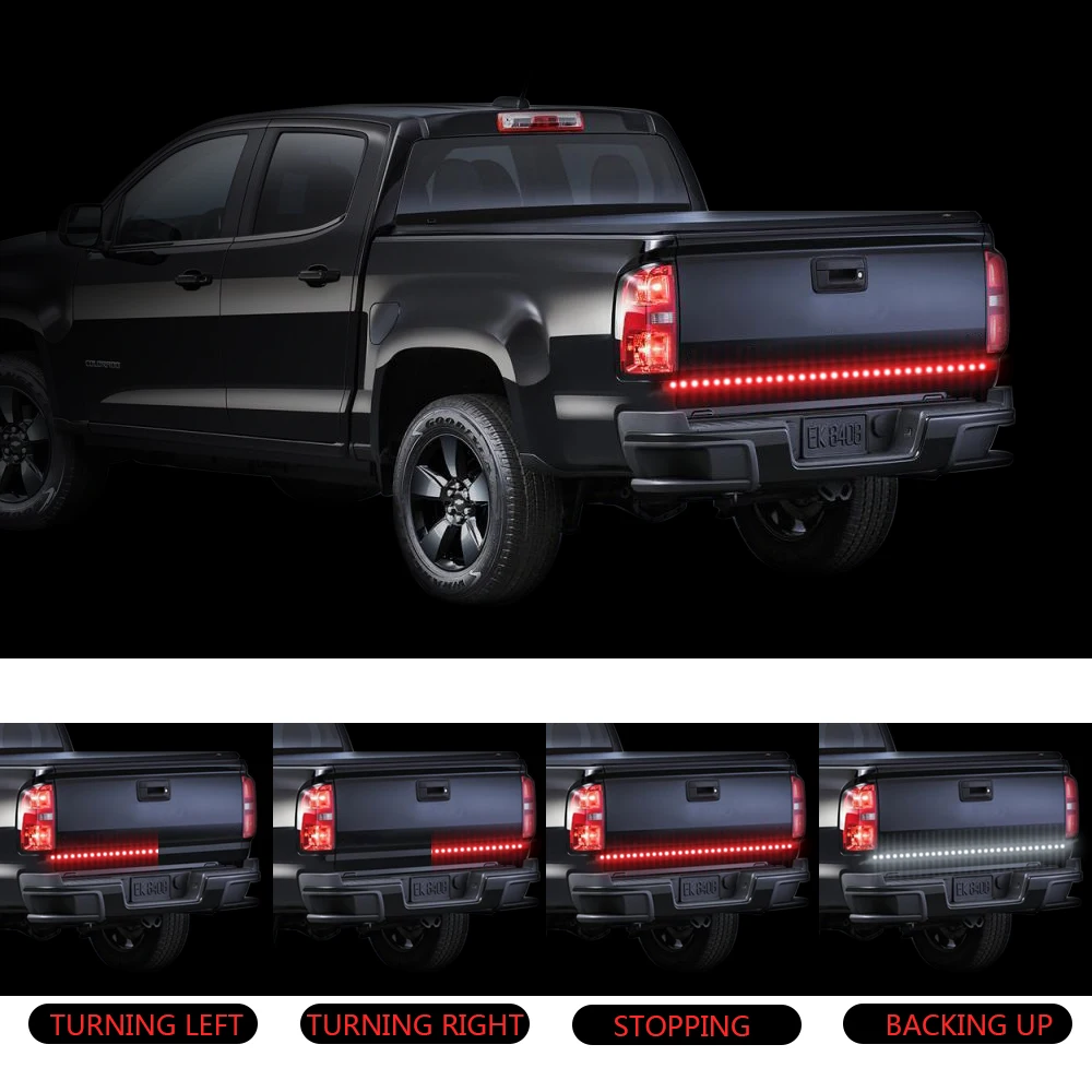 LED Strip Tail Light Bar Car Truck Running Brake Reverse Turn Signal