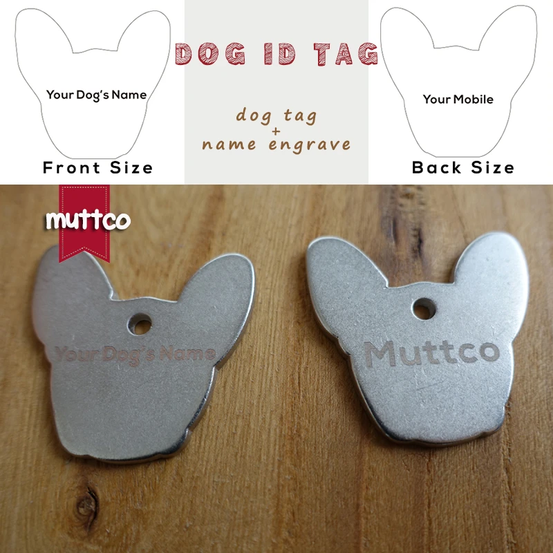 

wholesale high quality kirsite self-design laser lettering pet name tag dog sharp dog id tag carve your dogs information on tag