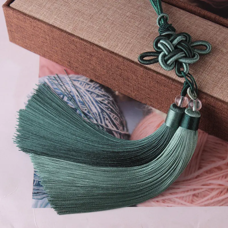 Смешанные цвета китайские узлы льда шелковые кисточки для DIY ювелирных изделий занавеска для дома Швейные аксессуары Автомобильный ключ сумка Подвеска для изготовления кисточкой