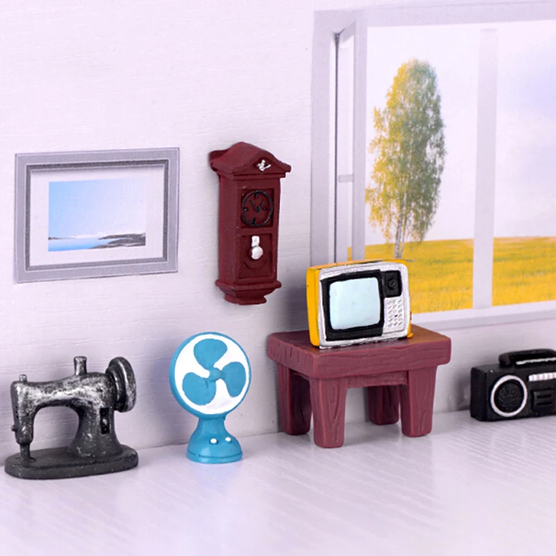 Мини Кукольный дом аксессуары игрушки для детей DIY комната Дети Рождественские