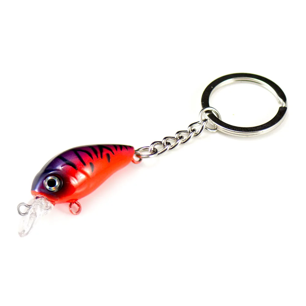 Countbass Fishing Lure Keychain Ring, Size 10cm 4'' , Hardbait Crank