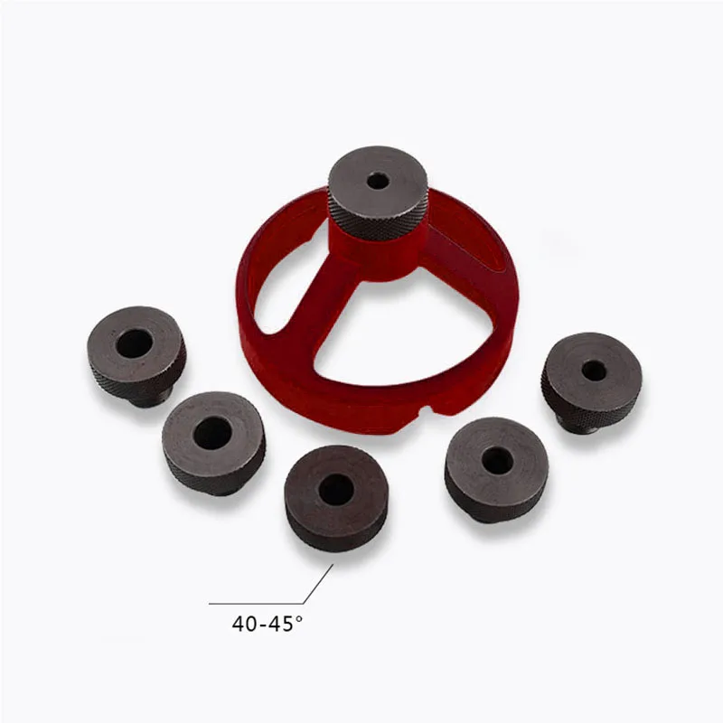 

Hole Positioner Tool Accurate scale Roundwood 5/6/7/8/9/10mm Puncher Red Plastic Die Steel Punching Woodworking