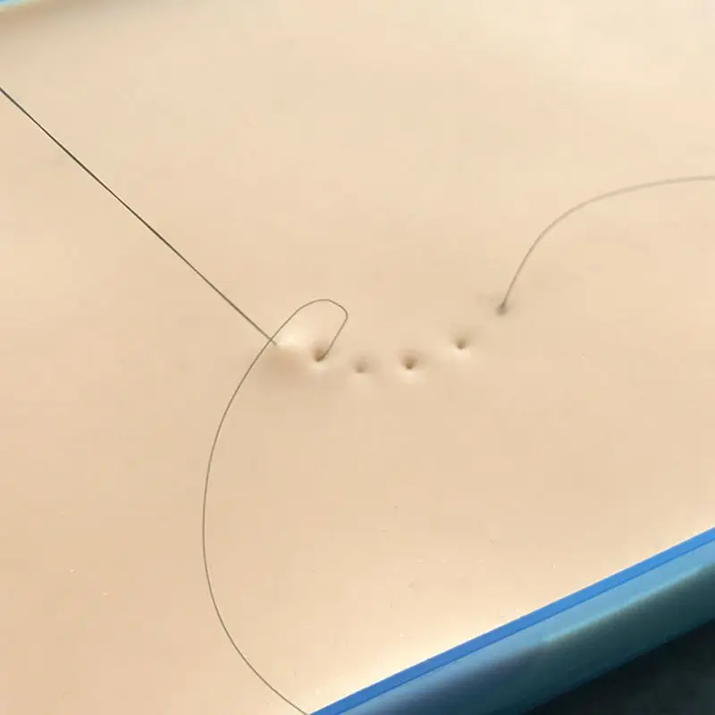 Медицинский хирургический разрез силиконовый шовный Тренировочный Коврик Практика Модель кожи человека