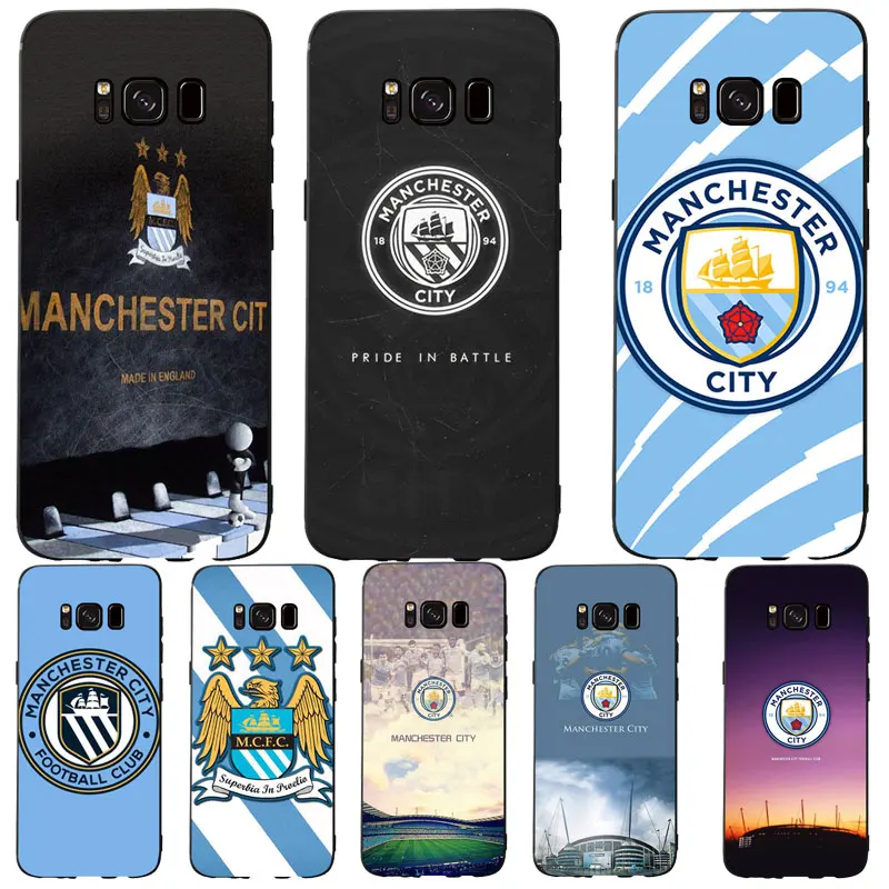

ZZXXZZ Football Manchester City FC Logo Phone Case Ultra-thin Soft TPU Cases For Samsung Galaxy S8 Plus S9 Plus S6 S7 Edge Cover